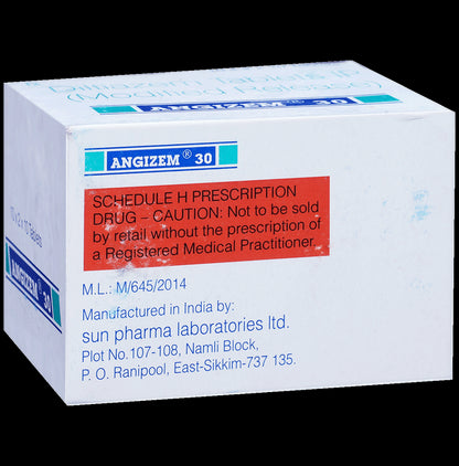 Angizem 30 Tablet MR
