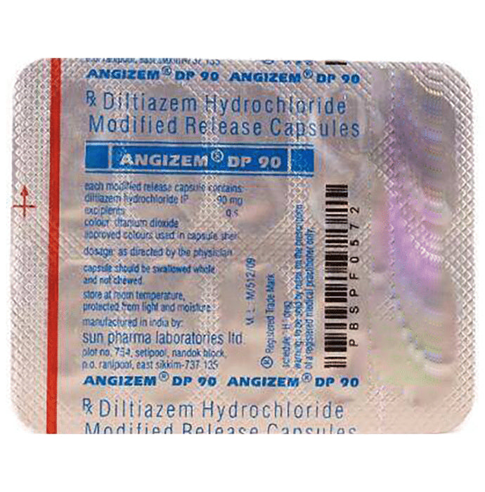 Angizem DP 90 Capsule MR - Classic Derma