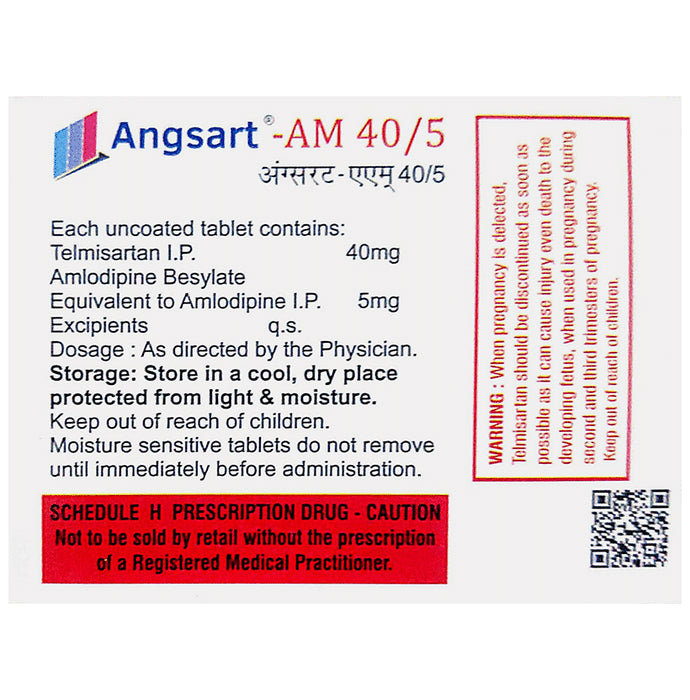 Angsart-AM 40/5 Tablet