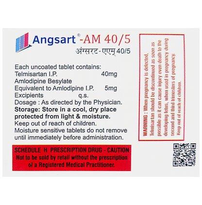 Angsart-AM 40/5 Tablet