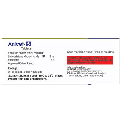 Anicet 5 Tablet
