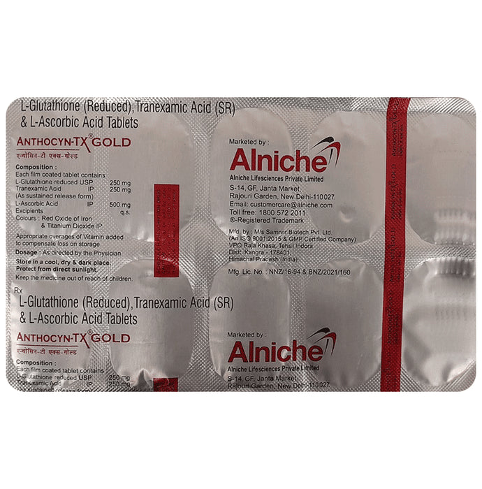 Anthocyn-TX Gold Tablet - Classic Derma