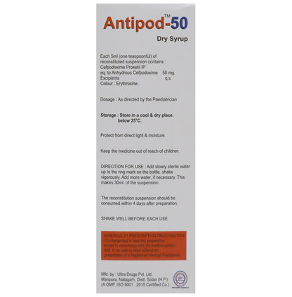 Antipod 50 Dry Syrup