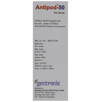 Antipod 50 Dry Syrup
