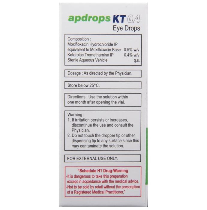 Apdrops KT 0.4 Eye Drops BAK Free