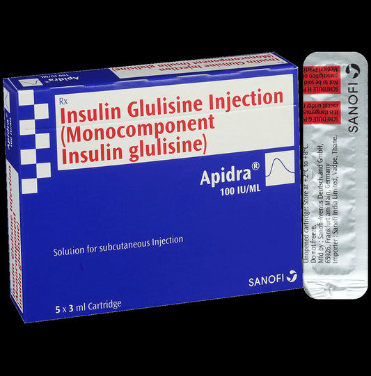 Apidra 100IU Cartridge (3ml Each) - Classic Derma