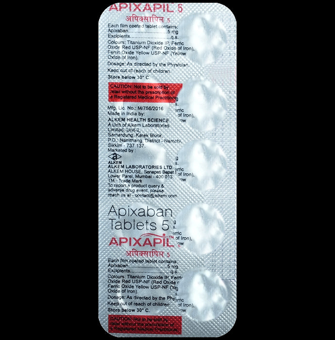 Apixapil 5 Tablet