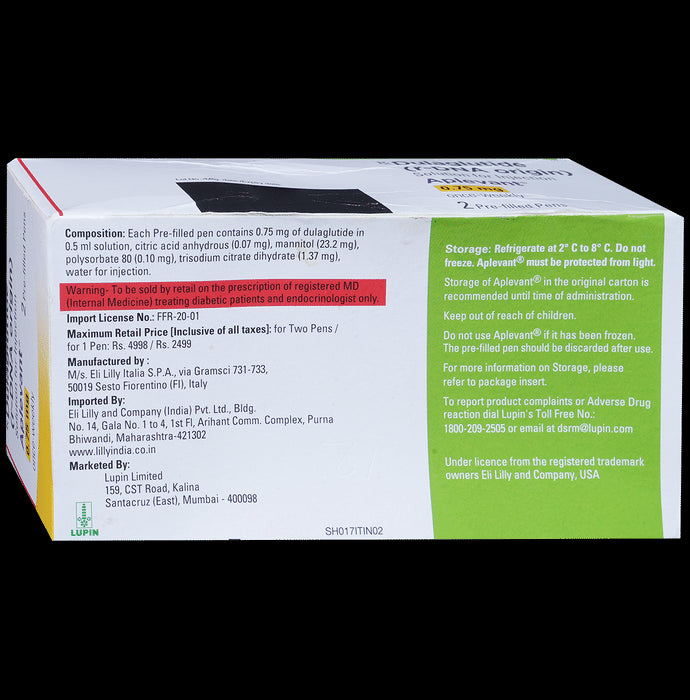 Aplevant 0.75mg Pre-filled Pen