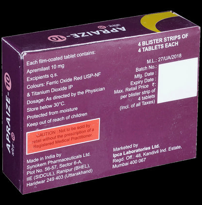 Apraize 10 Tablet