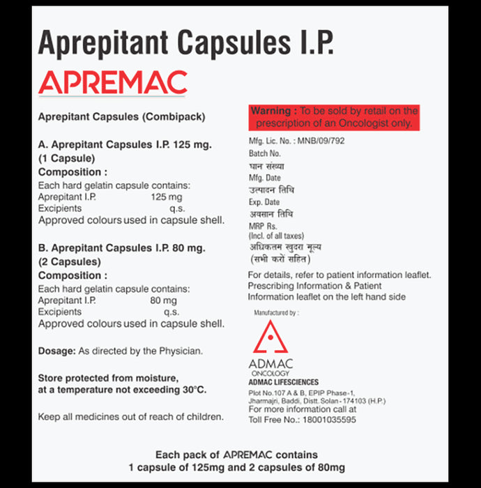 Apremac Capsule Combipack