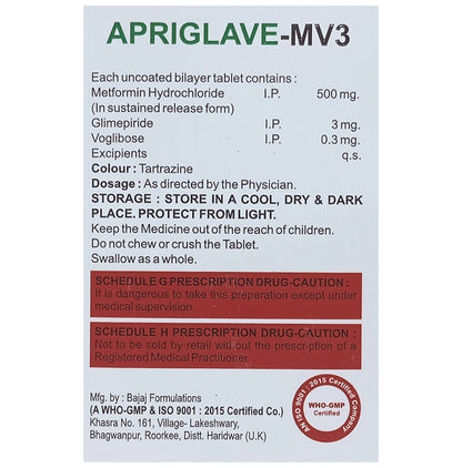 Apriglave-MV3 Tablet SR
