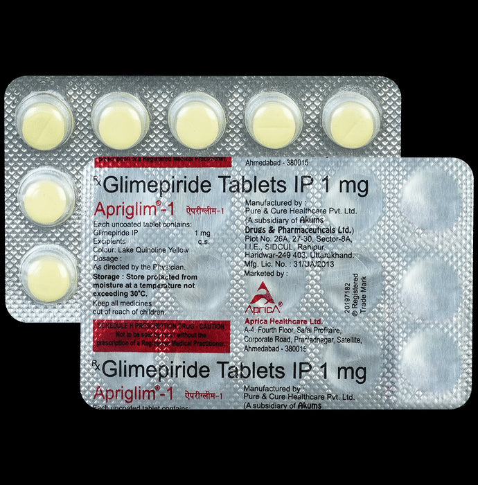 Apriglim 1 Tablet - Classic Derma