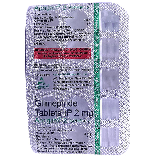 Apriglim 2 Tablet - Classic Derma