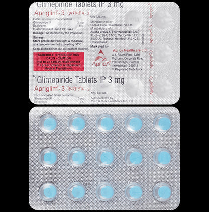 Apriglim 3 Tablet - Classic Derma