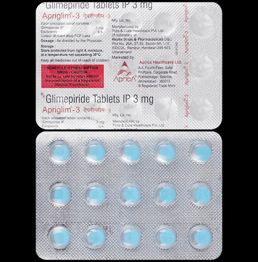 Apriglim 3 Tablet - Classic Derma