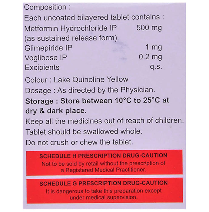 Apriglim MV 1 Tablet SR