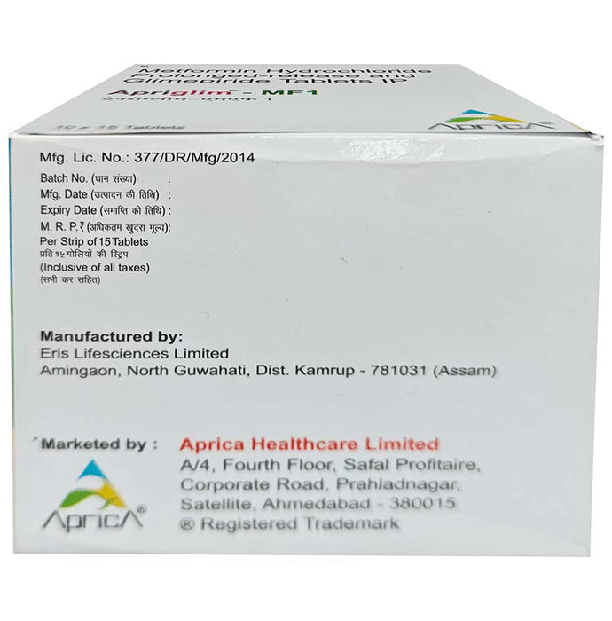 Apriglim-MF 1 Tablet PR