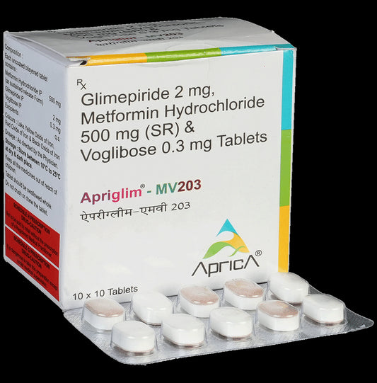 Apriglim-MV 203 Tablet SR - Classic Derma