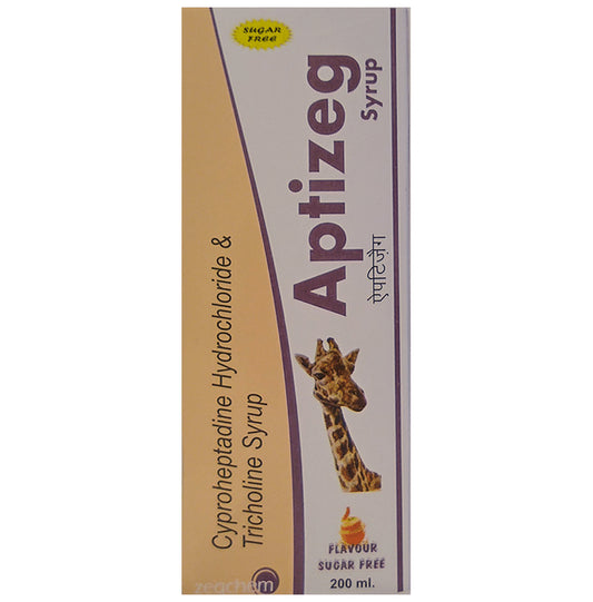 Aptizeg Syrup Orange Sugar Free - Classic Derma