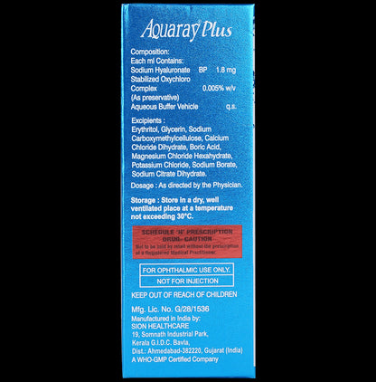 Aquaray Plus Eye Drop