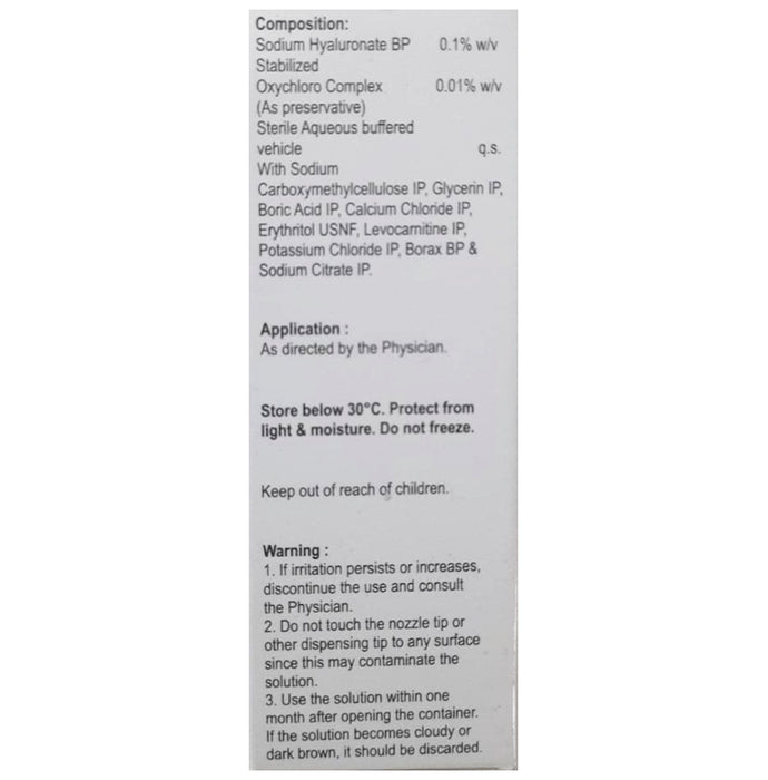 Aquastay Lubricant Eye Drop