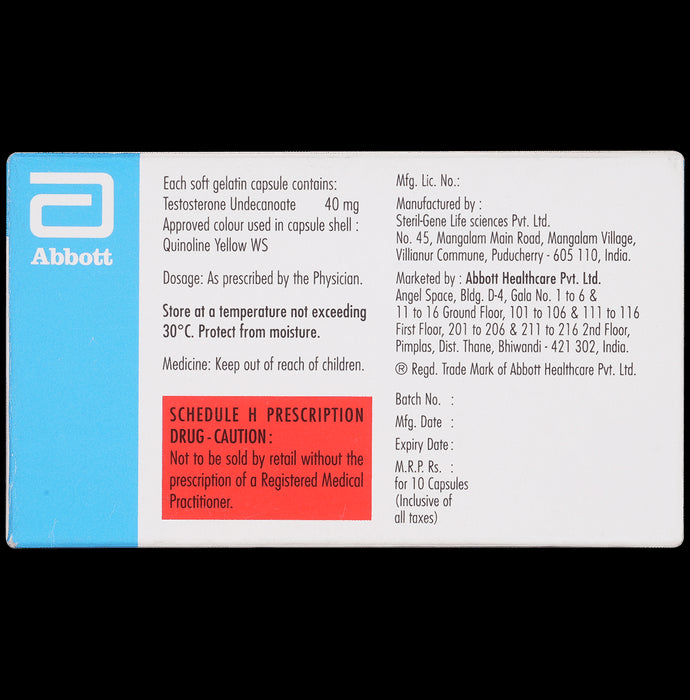 Aquaviron 40mg Capsule