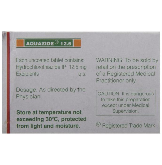 Aquazide 12.5 Tablet