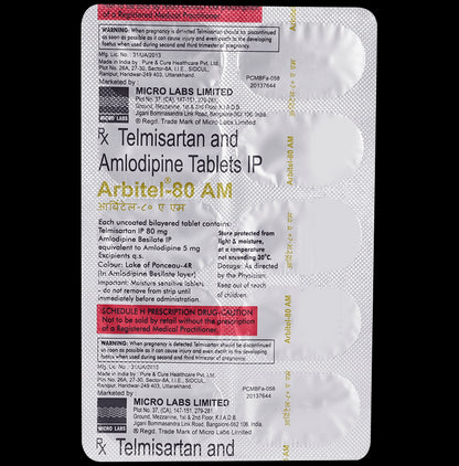 Arbitel-80 AM Tablet