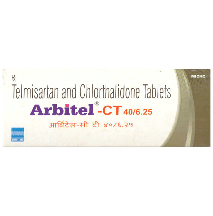 Arbitel-CT 40/6.25 Tablet - Classic Derma