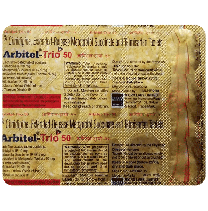 Arbitel-Trio 50 Tablet ER