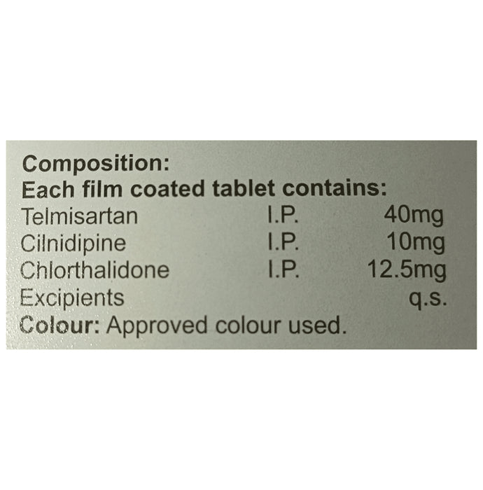 Arbitraz Trio 40mg/10mg/12.5mg Tablet