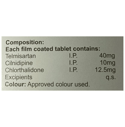 Arbitraz Trio 40mg/10mg/12.5mg Tablet