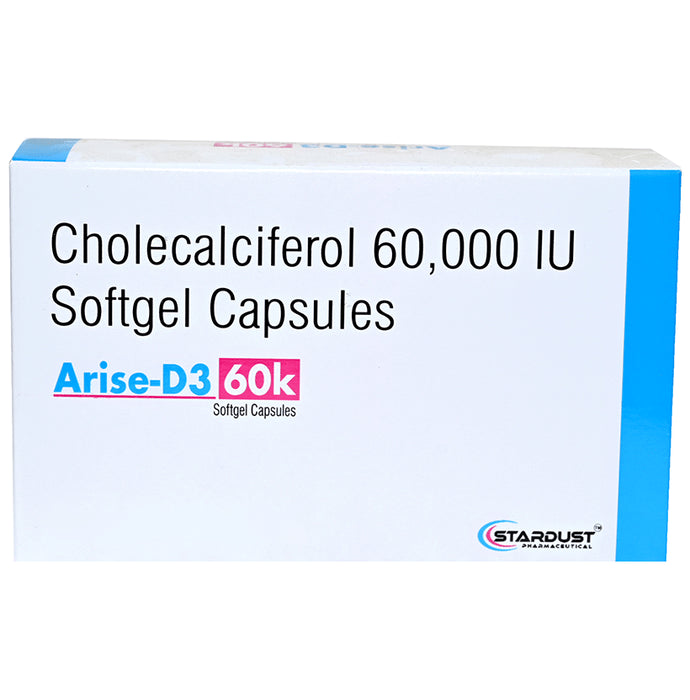 Arise-D3 60K Softgel Capsule - Classic Derma