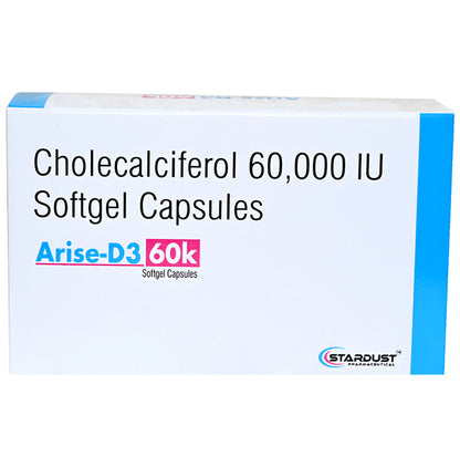 Arise-D3 60K Softgel Capsule - Classic Derma