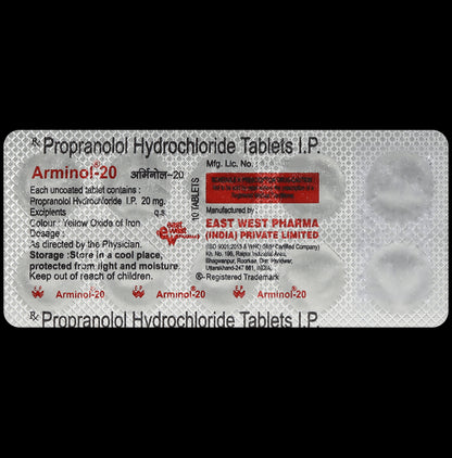 Arminol 20mg Tablet