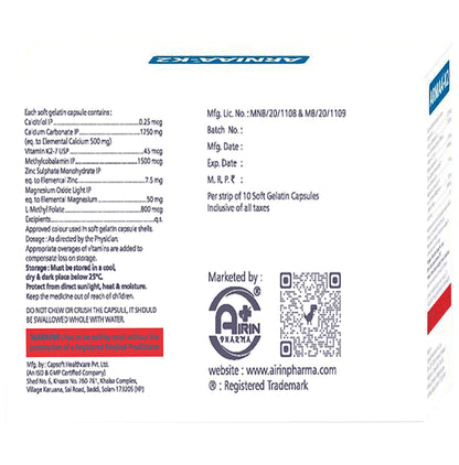 Arniaa-K2 Soft Gelatin Capsule
