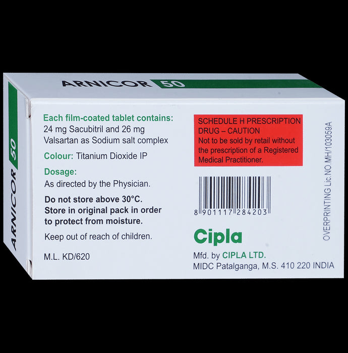 Arnicor 50 Tablet