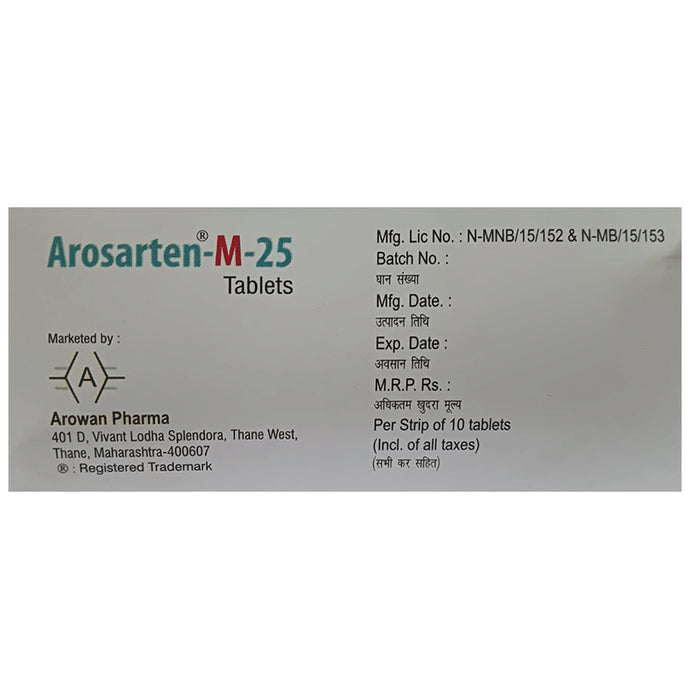 Arosarten-M 25 Tablet ER