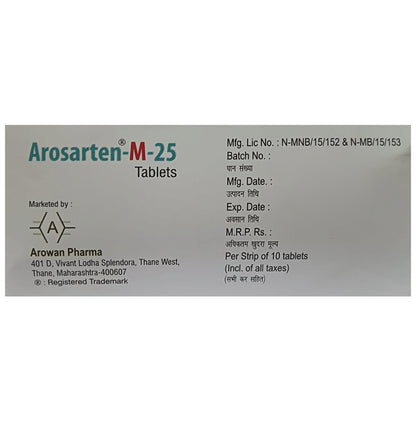 Arosarten-M 25 Tablet ER