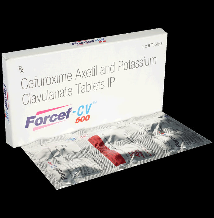 Forcef-CV 500 Tablet - Classic Derma