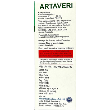 Artaveri 60mg Injection