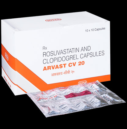Arvast CV 20mg/75mg Capsule - Classic Derma