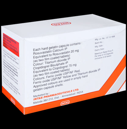 Arvast CV 20mg/75mg Capsule