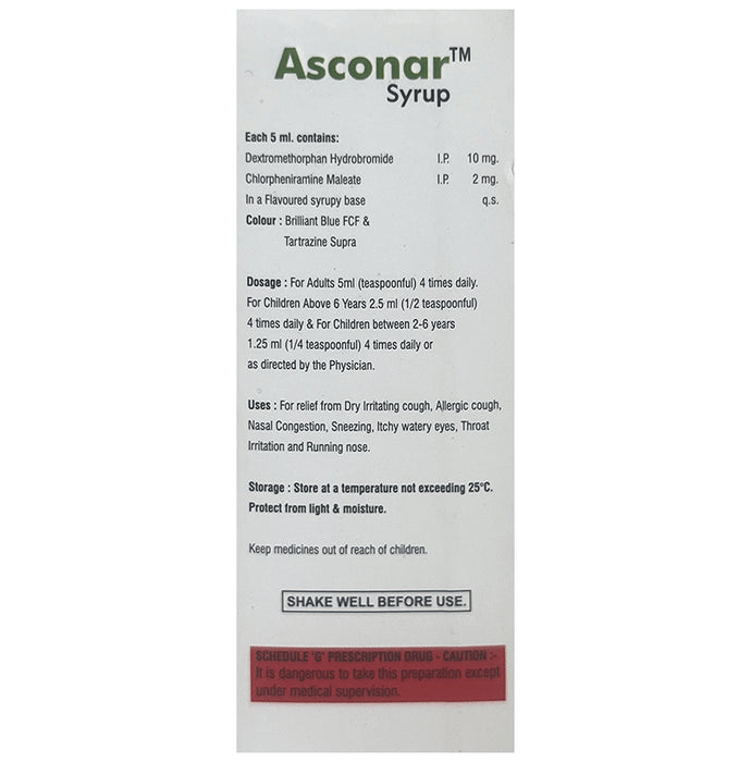 Asconar Syrup Mix Fruit Flavour