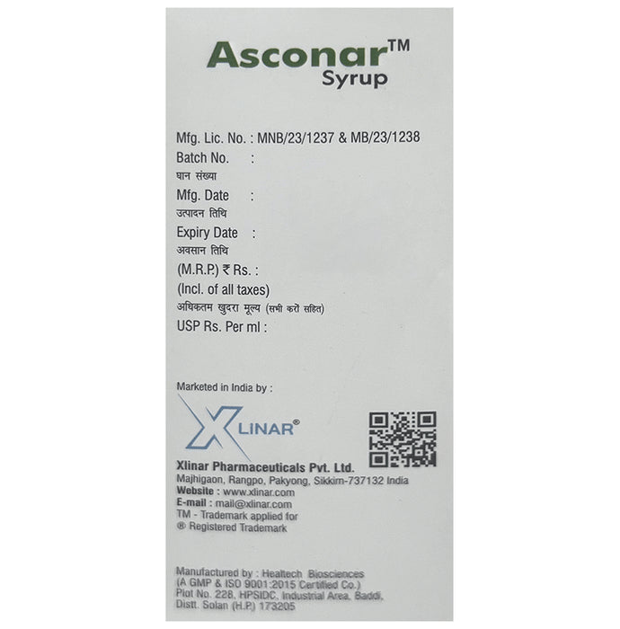 Asconar Syrup Mix Fruit Flavour