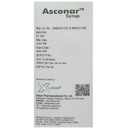 Asconar Syrup Mix Fruit Flavour