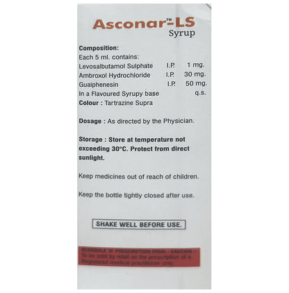 Asconar-LS Syrup Pineapple Sugar Free