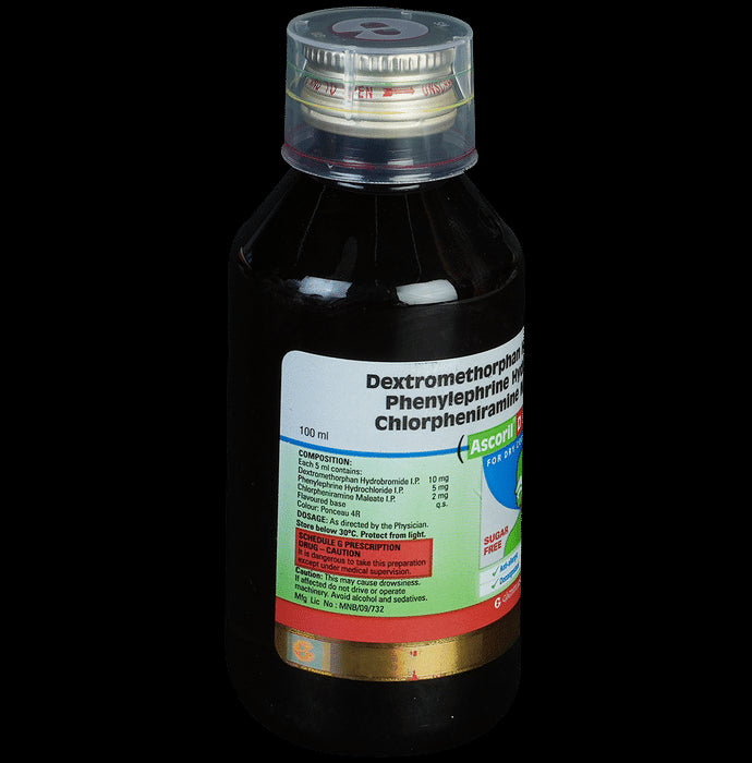 Ascoril D Plus Syrup Sugar Free