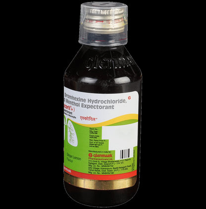 Ascoril Plus Expectorant Ginger Lemon