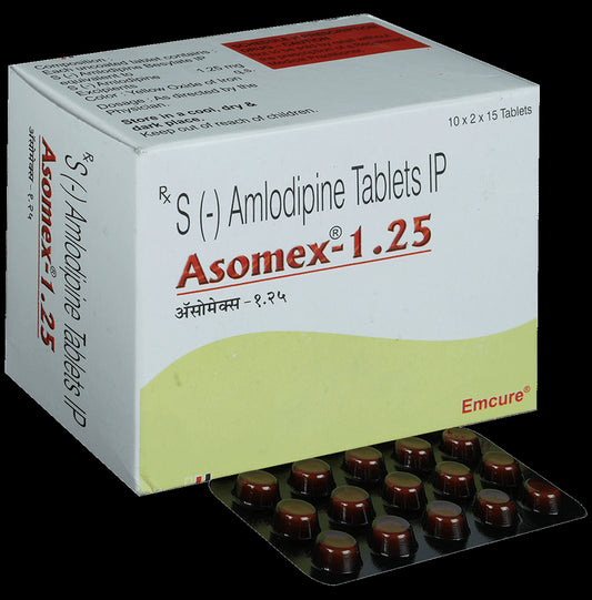 Asomex 1.25mg Tablet - Classic Derma
